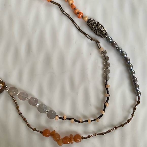 Silpada Multi Stone Beaded Necklace 50” inches long N2421 - Picture 8 of 9